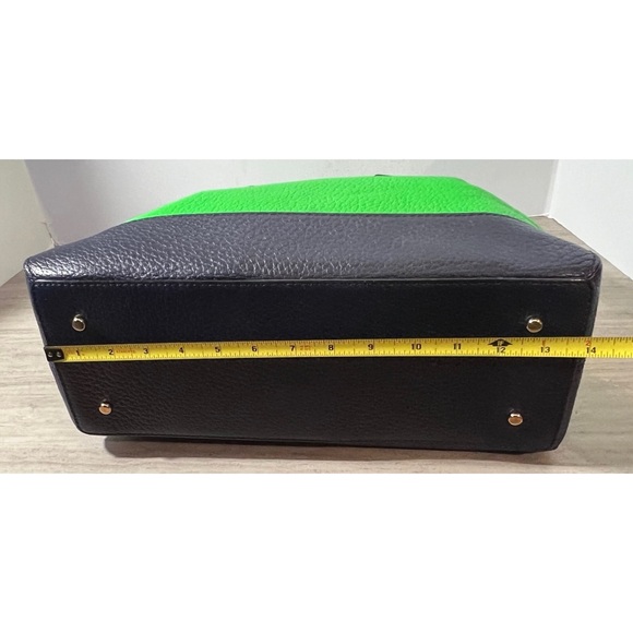 Kate Spade Emerald Green and Navy two-toned tote handbag/crossbody - Picture 15 of 16